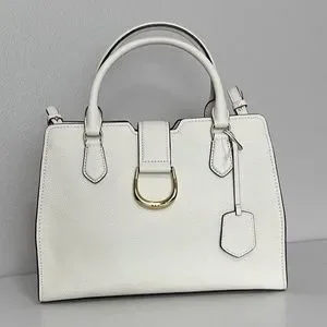 Lauren ralph lauren kenton pebble leather satchel hot sale